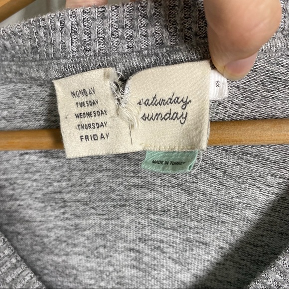 Anthropologie Saturday/Sunday Hacci Tunic Sweater - Picture 3 of 6